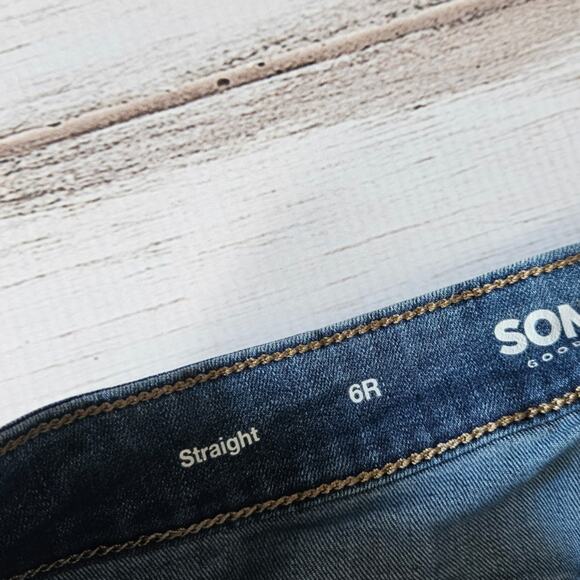 Sonoma Straight Medium Wash Jeans Sz 6R - Picture 3 of 5